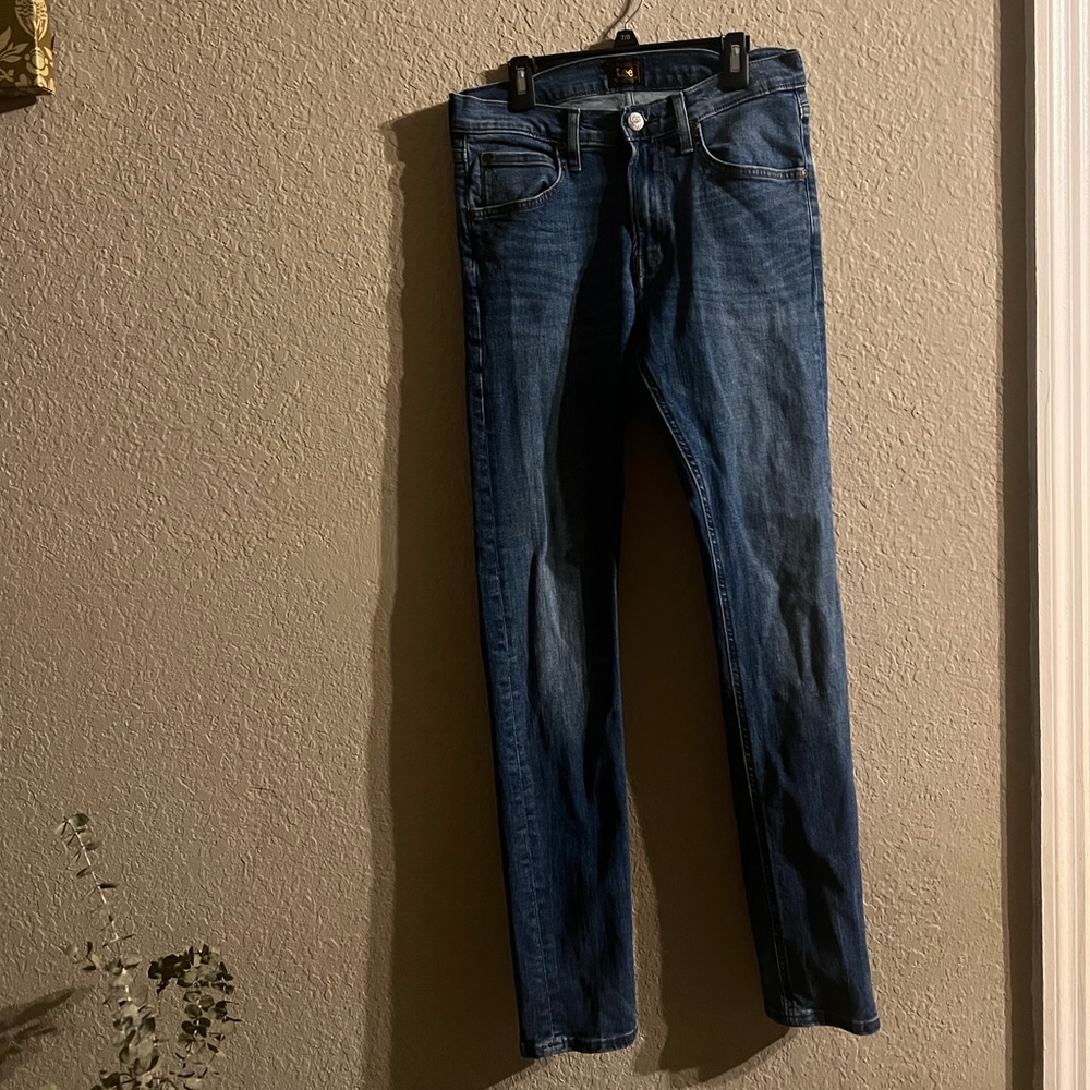 LEE MEN'S LUKE SKINNY TAPERED DENIM JEANS